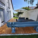 Apartament Frankenherz-apartments - Premium Mit Terrasse & Zwei Schlafzimmern, Nahe Playmobil-funpark, Self-check-in Grosshabersdorf