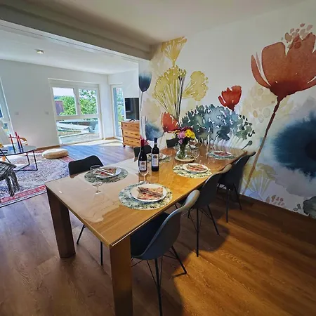 Frankenherz-apartments - Premium Mit Terrasse & Zwei Schlafzimmern, Nahe Playmobil-funpark, Self-check-in Apartment *