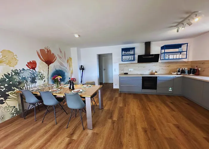 Daire Frankenherz-apartments - Premium Mit Terrasse & Zwei Schlafzimmern, Nahe Playmobil-funpark, Self-check-in *